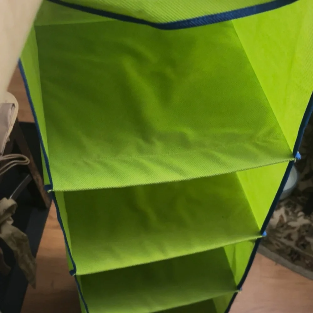 Green Hanging Closet Organizer